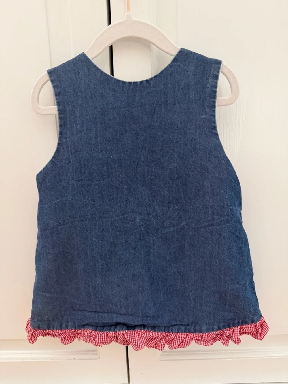 2T Summer Dress Bundle 2pc Janie & Jack Red White Blue Toddler Girl - Picture 6 of 6
